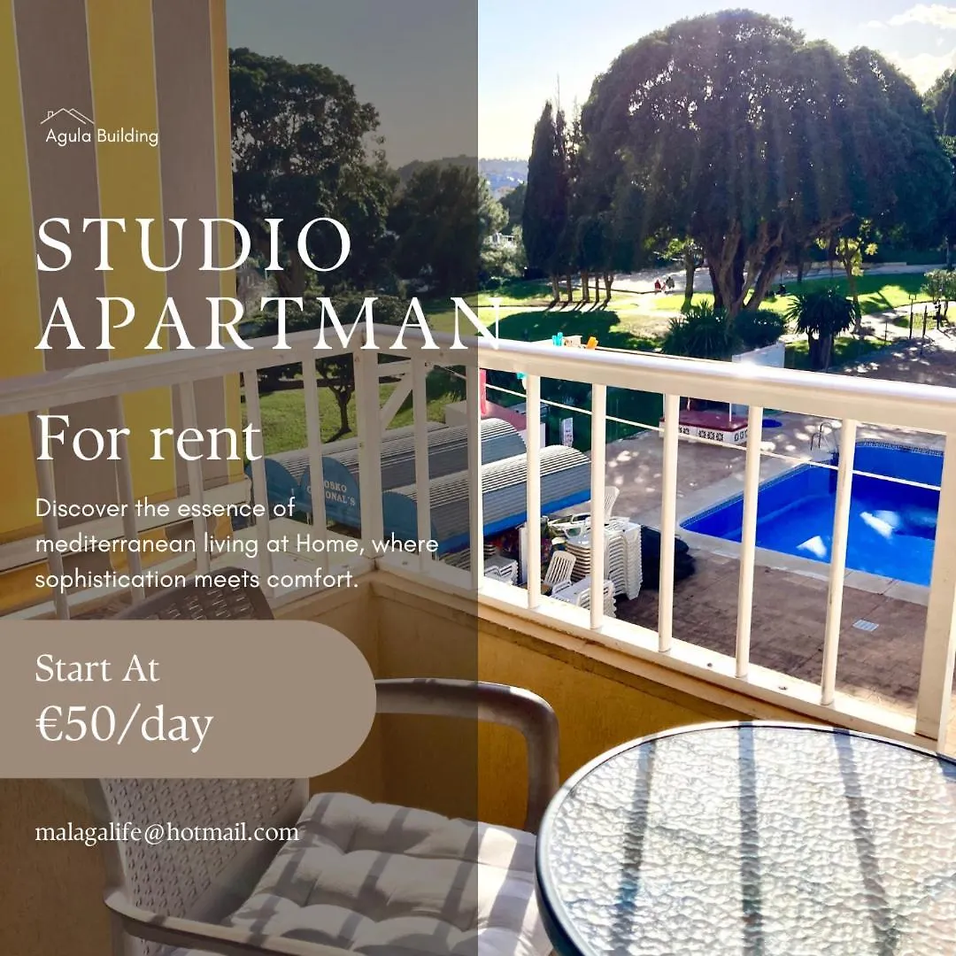 Costa Azul Studio With Pool Benalmádena Lägenhet